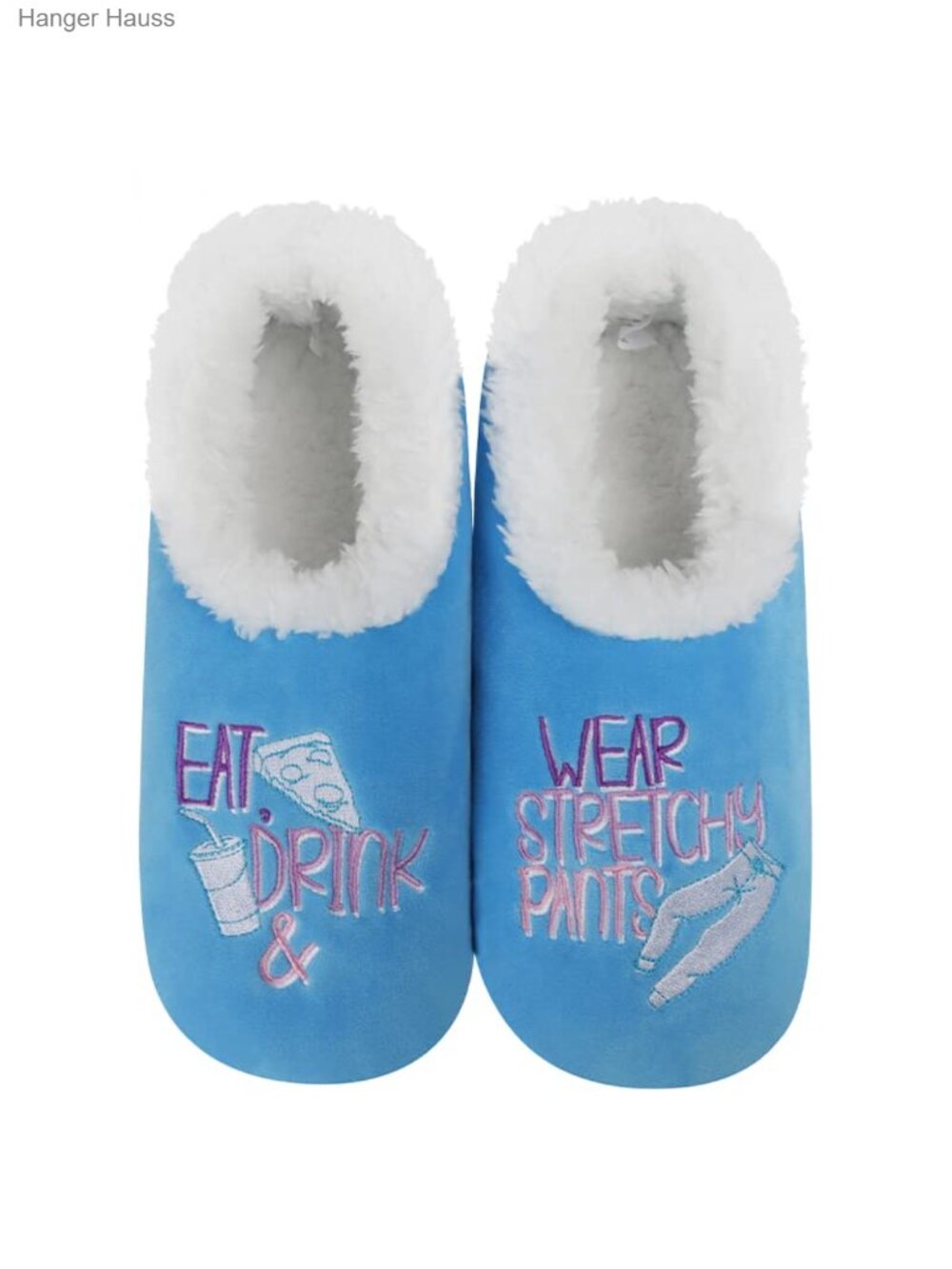 Fuzzy Slipper Socks Women Sherpa Lined Non-Skid Sole Machine Washable